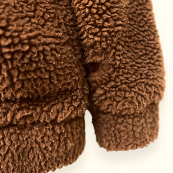 Garage Teddy Jacket | Women’s Size M-L Medium Large | Color: Brown | $20 - Picture 4 of 6